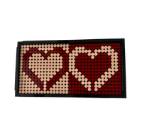 Heart Lego mosaics