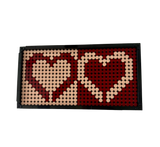 Heart Lego mosaics