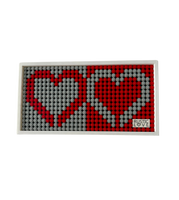 Heart Lego mosaics