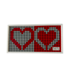 Heart Lego mosaics