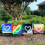 Yard sign - coroplast ombre