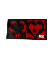 Heart Lego mosaics