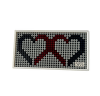 Heart Lego mosaics