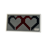 Heart Lego mosaics