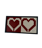 Heart Lego mosaics