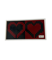 Heart Lego mosaics