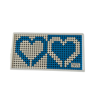 Heart Lego mosaics