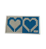 Heart Lego mosaics